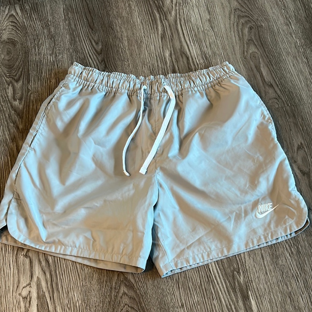 Nike Light Gray Mesh Lined Shorts